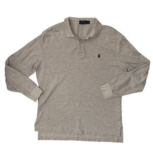 Mens Long Sleeve Polo Ralph Lauren Size Large